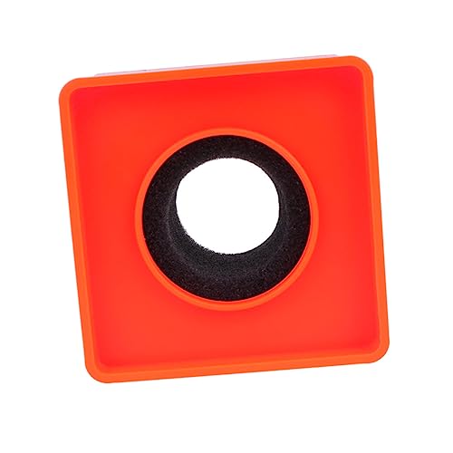 VANZACK Mikrofon Logo aus Professionelle Mikrofonmarkierung für Reporter und Interviewer Langlebig und Leicht Quadratische Form Orange Praktisch und Benutzerfreundlich von VANZACK