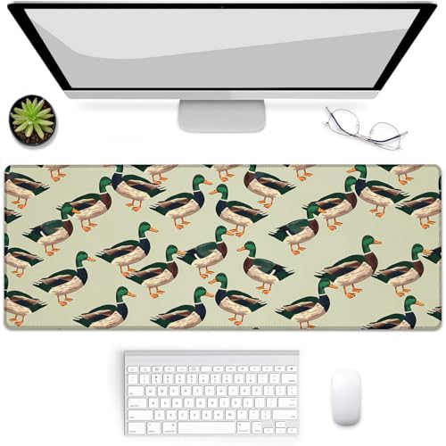 VANZEV Mallard Duck Gaming-Mauspad, Mauspad, Schreibtischmatte, rutschfeste Gummiunterseite, Mauspads für Computer, Laptop, Büro, Schule, Heimzubehör, Dekoration, Geschenke, 80 x 30 cm VANZEV Mallard Duck Gaming-Mauspad, Mauspad, Schreibtischmatte, rutschfeste Gummiunterseite, Mauspads für Computer, Laptop, Büro, Schule, Heimzubehör, Dekoration, Geschenke, 80 x 30 cm von VANZEV