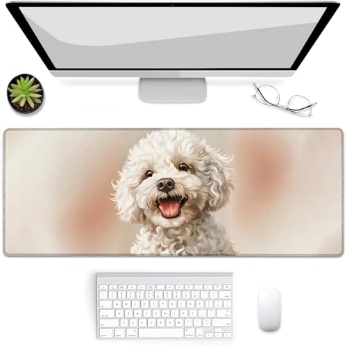 VANZEV Pudel-Porträt-Gaming-Mauspad, Mauspad, Schreibtischmatte, rutschfeste Gummiunterseite, Mauspads für Computer, Laptop, Büro, Schule, Heimzubehör, Dekoration, Geschenke, 80 x 30 cm VANZEV Pudel-Porträt-Gaming-Mauspad, Mauspad, Schreibtischmatte, rutschfeste Gummiunterseite, Mauspads für Computer, Laptop, Büro, Schule, Heimzubehör, Dekoration, Geschenke, 80 x 30 cm von VANZEV