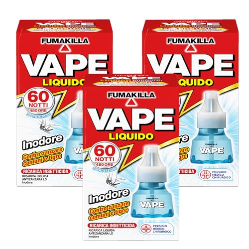 Vape Mücken Nachfüllflüssigkeit geruchlos 60 Nächte 30 ml (3 Einheiten) von VAPE