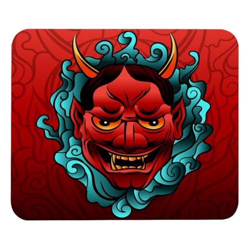 Gaming-Mauspad, japanische Tattoo-Oni-Vektordrucke, Mauspad für Schreibtisch, Heimbüro, rutschfeste Gummiunterseite, Tastatur-Pad, Laptop-Schreibtischunterlage Gaming-Mauspad, japanische Tattoo-Oni-Vektordrucke, Mauspad für Schreibtisch, Heimbüro, rutschfeste Gummiunterseite, Tastatur-Pad, Laptop-Schreibtischunterlage von VAPOKF