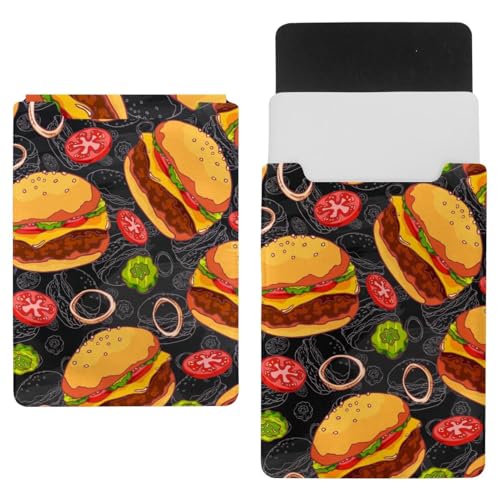 Laptop-Hülle, Tragetasche, Schutzhülle, 1,239,5 cm, wasserdicht, schmal, für Tablet, Notebook – Tasty jJuicy Greasy Cheeseburger von VAPOKF