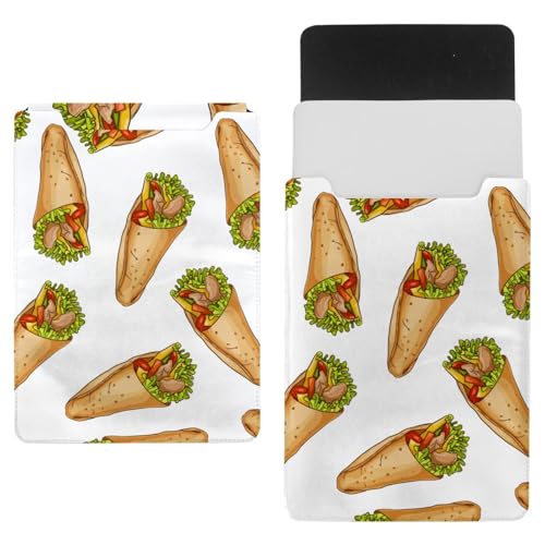 Laptop-Hülle, Tragetasche, Schutztasche, 1,239,5 cm, wasserdicht, schmal, für Tablet, Notebook, schmackhafter mexikanischer Burrito von VAPOKF