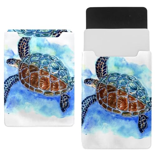 Laptop-Hülle, Tragetasche, Schutztasche, 914,4 cm (36 Zoll), wasserdicht, schmal, für Tablet, Notebook, Schildkröte schwimmen im blauen Meer von VAPOKF