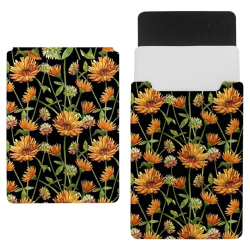 Laptop-Schutzhülle, Schutzhülle, 1,239 cm (48 Zoll), wasserdicht, schmal, für Tablet, Notebook, Aquarell, Ringelblume von VAPOKF
