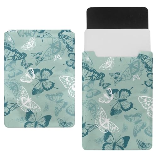 Laptophülle, Tragetasche, Schutzhülle, 1,239,5 cm, wasserdicht, schmal, für Tablet, Notebook, Schmetterlingsmuster von VAPOKF