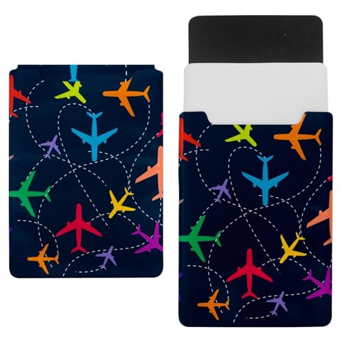 Laptophülle, Tragetasche, Schutztasche, 140 Zoll, wasserdicht, schmal, für Tablet, Notebook – Flugzeug fliegt im Himmel von VAPOKF
