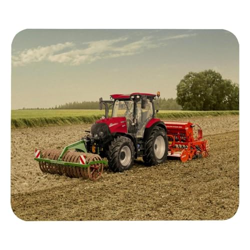 VAPOKF Gaming-Mauspad, Harvester Bauernhof-Druck-Mauspad für Schreibtisch, Heimbüro, rutschfeste Gummiunterseite, Tastatur-Pad, Laptop-Schreibtischunterlage von VAPOKF