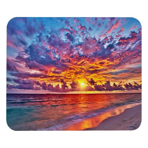 VAPOKF Gaming-Mauspad, Sonnenuntergang-Druck, Mauspad für Schreibtisch, Heimbüro, rutschfeste Gummiunterseite, Tastatur-Pad, Laptop-Schreibtischunterlage VAPOKF Gaming-Mauspad, Sonnenuntergang-Druck, Mauspad für Schreibtisch, Heimbüro, rutschfeste Gummiunterseite, Tastatur-Pad, Laptop-Schreibtischunterlage von VAPOKF