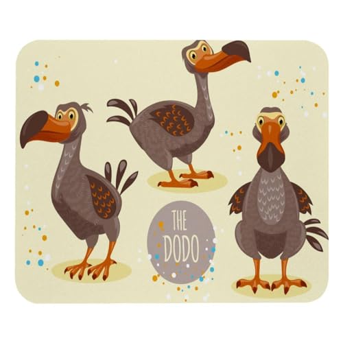 VAPOKF Gaming-Mauspad, niedliches Cartoon-Dodo-Vogel-Kollektion, Druck-Mauspad für Schreibtisch, Heimbüro, rutschfeste Gummiunterseite, Tastatur-Pad, Laptop-Schreibtischunterlage VAPOKF Gaming-Mauspad, niedliches Cartoon-Dodo-Vogel-Kollektion, Druck-Mauspad für Schreibtisch, Heimbüro, rutschfeste Gummiunterseite, Tastatur-Pad, Laptop-Schreibtischunterlage von VAPOKF