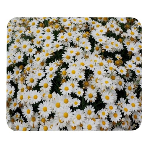 VAPOKF Gaming-Mauspad, weiße Gänseblümchen, Blumen, Margerite-Drucke, Mauspad für Schreibtisch, Heimbüro, rutschfeste Gummiunterseite, Tastatur-Pad, Laptop-Schreibtischunterlage VAPOKF Gaming-Mauspad, weiße Gänseblümchen, Blumen, Margerite-Drucke, Mauspad für Schreibtisch, Heimbüro, rutschfeste Gummiunterseite, Tastatur-Pad, Laptop-Schreibtischunterlage von VAPOKF