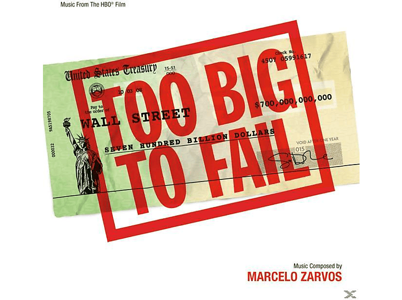 Marcelo Zarvos - Too Big to Fail Die große Krise (CD) von VARESE SAR