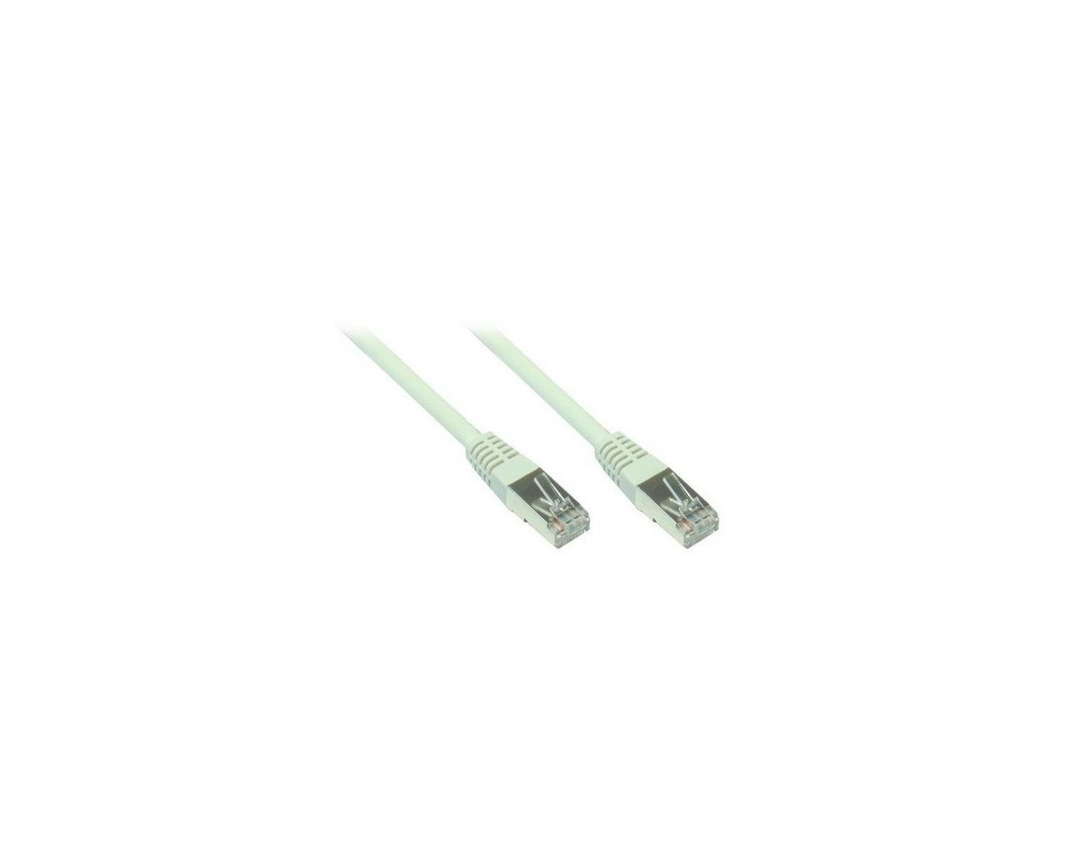 VARIA 805H-005 - Patchkabel Cat.5, F/UTP, 0,5m, grau LAN-Kabel, (50,00 cm) von VARIA