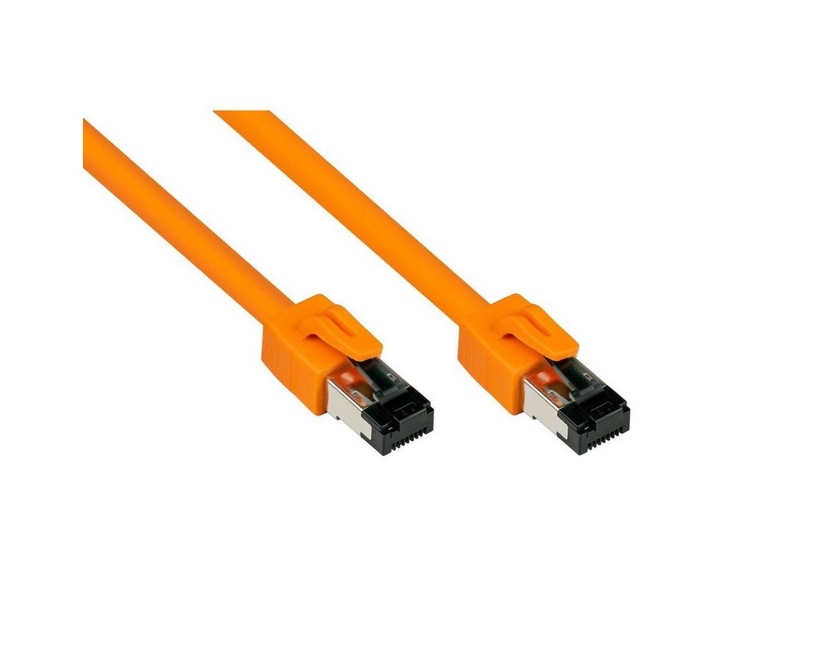 VARIA 8080-010O - Patchkabel Cat.8.1, S/FTP, 1m, orange LAN-Kabel, (100,00 cm) von VARIA