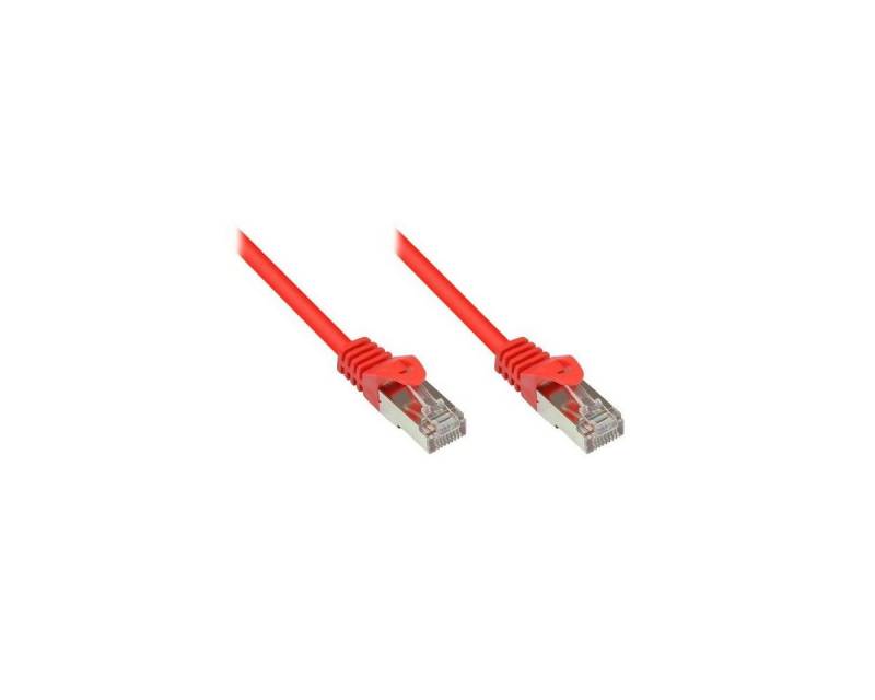 VARIA 855R-002 - Patchkabel Cat.5e, SF/UTP, 0.15m, rot LAN-Kabel, (15,00 cm) von VARIA