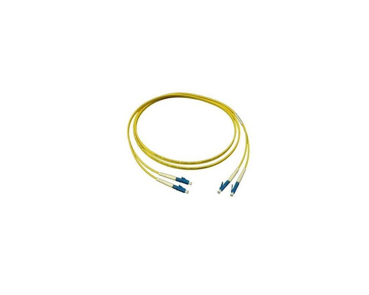 VARIA LWL-Kabel, 5 m, Duplex OS2 (Singlemode, 9/125) LC/LC Glasfaserkabel, LC Duplex, (500,00 cm) von VARIA