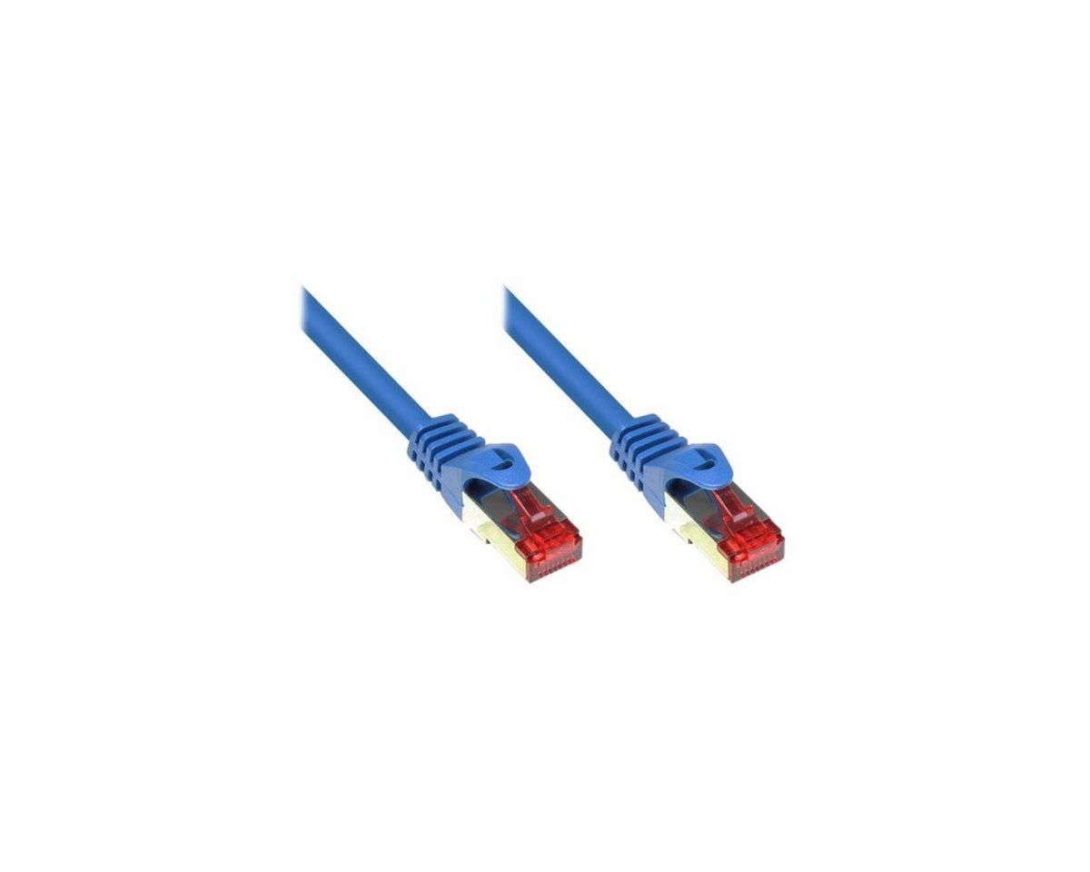 VARIA SO-31202 - Patchkabel Cat.6, S/FTP, 0.25m, blau LAN-Kabel, (25,00 cm) von VARIA