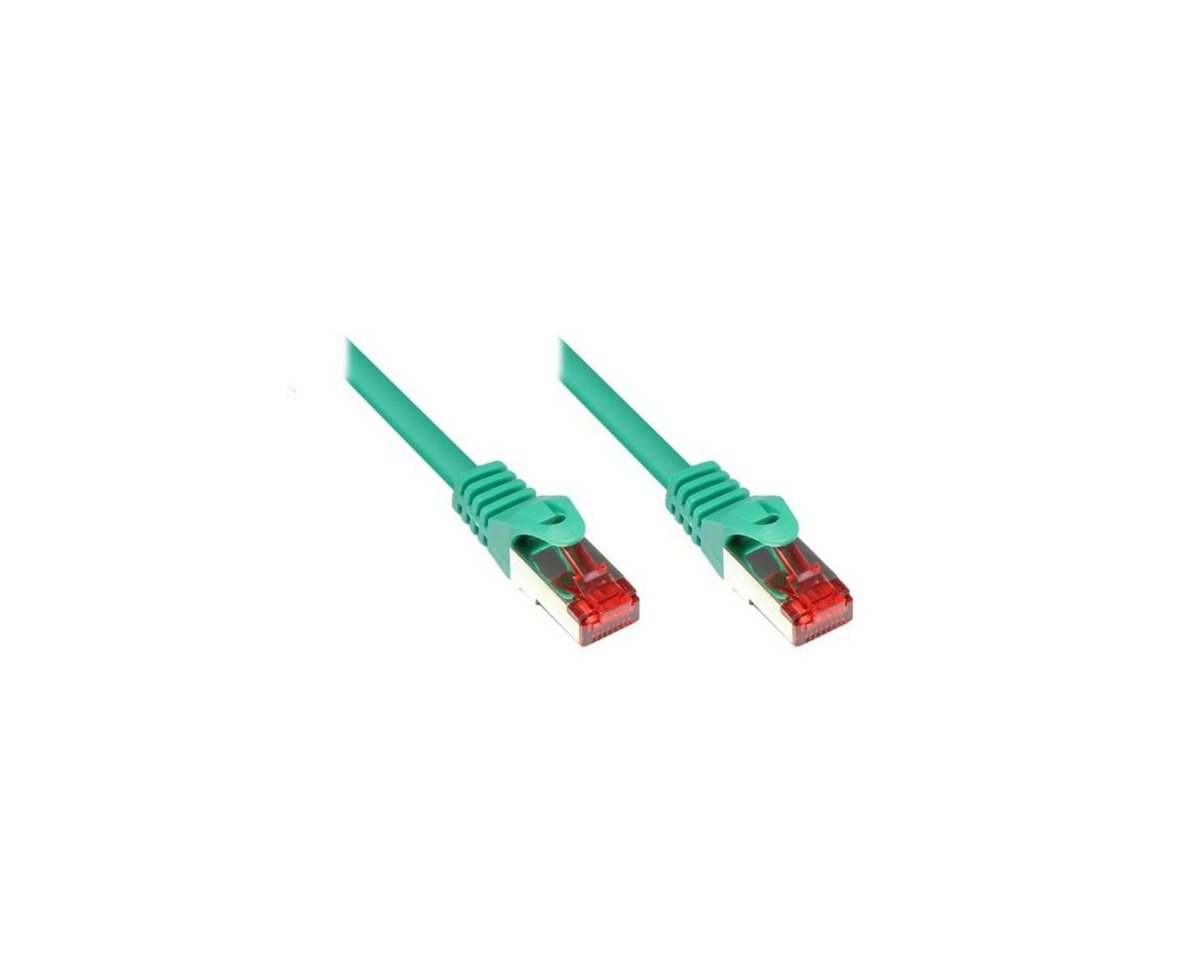 VARIA SO-31203 - Patchkabel Cat.6, S/FTP, 0.25m, grün LAN-Kabel, (25,00 cm) von VARIA