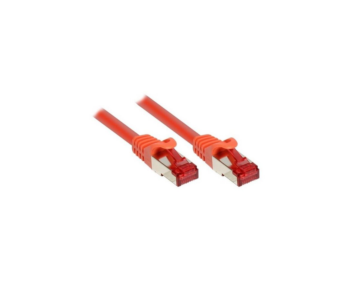 VARIA SO-31204 - Patchkabel Cat.6, S/FTP, 0,3m, orange LAN-Kabel, (30,00 cm) von VARIA