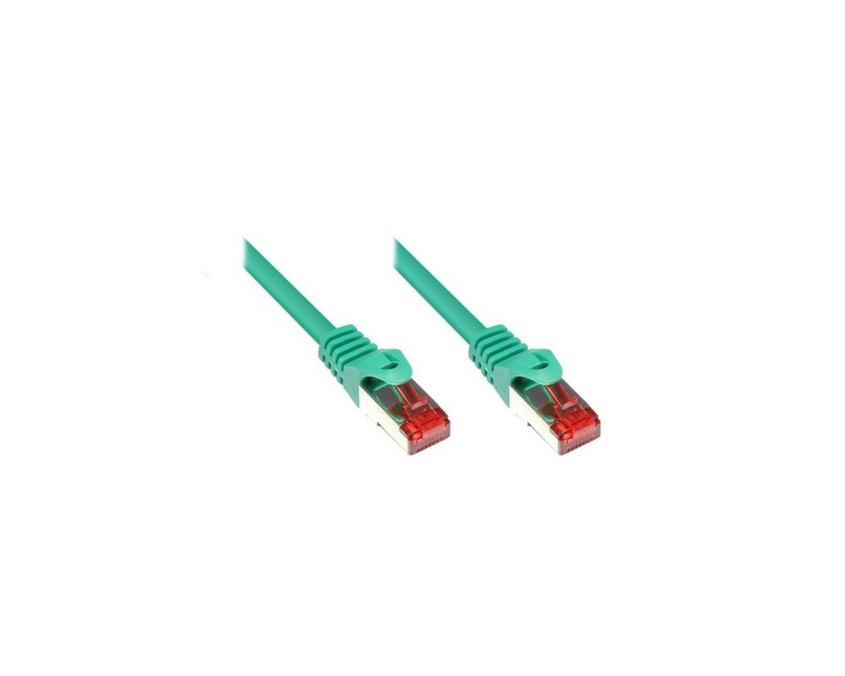 VARIA SO-31212 - Patchkabel Cat.6, S/FTP, 0,5m, grün LAN-Kabel, (50,00 cm) von VARIA