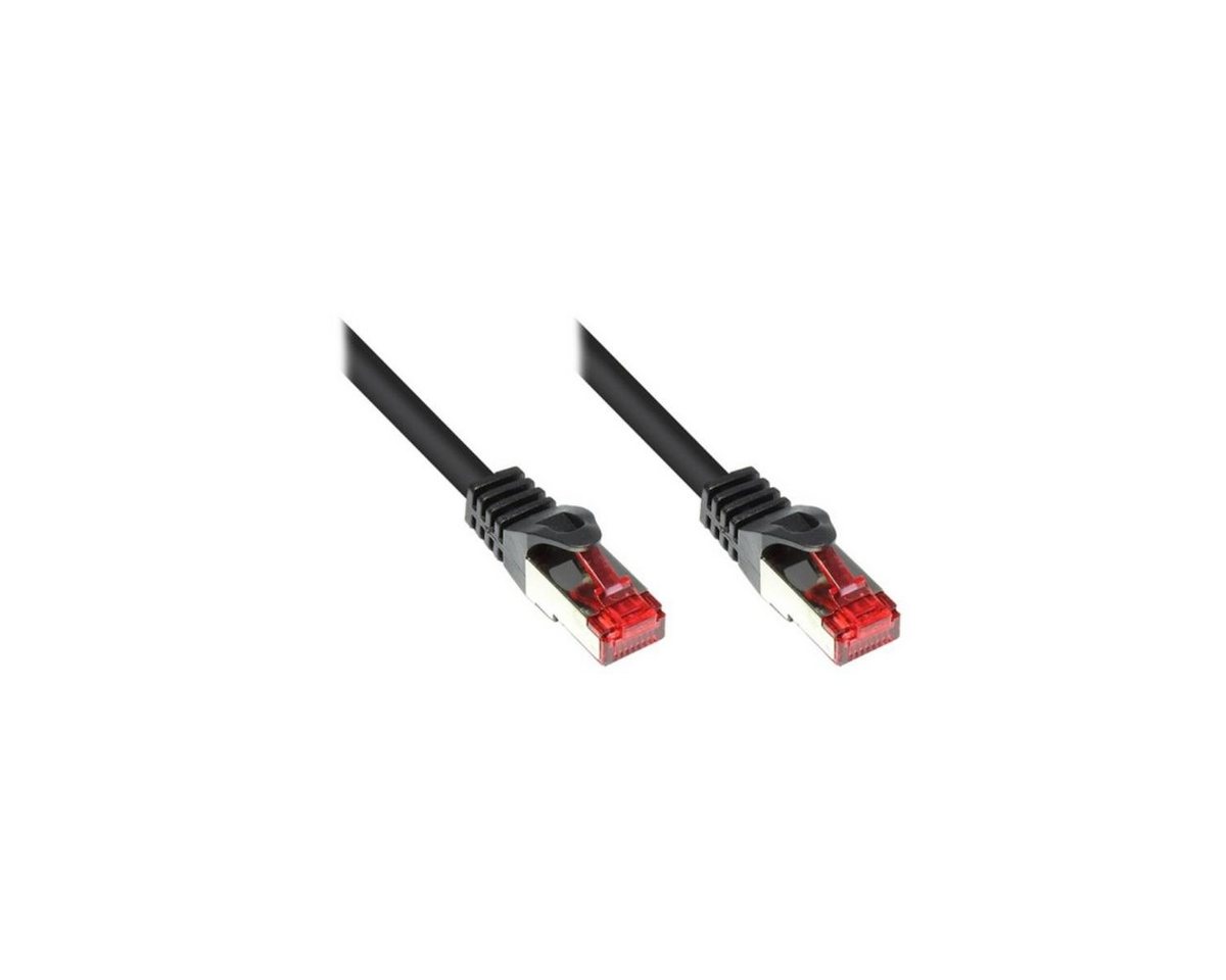 VARIA SO-31240 - Patchkabel Cat.6, S/FTP, 1,5m, schwarz LAN-Kabel, (150,00 cm) von VARIA