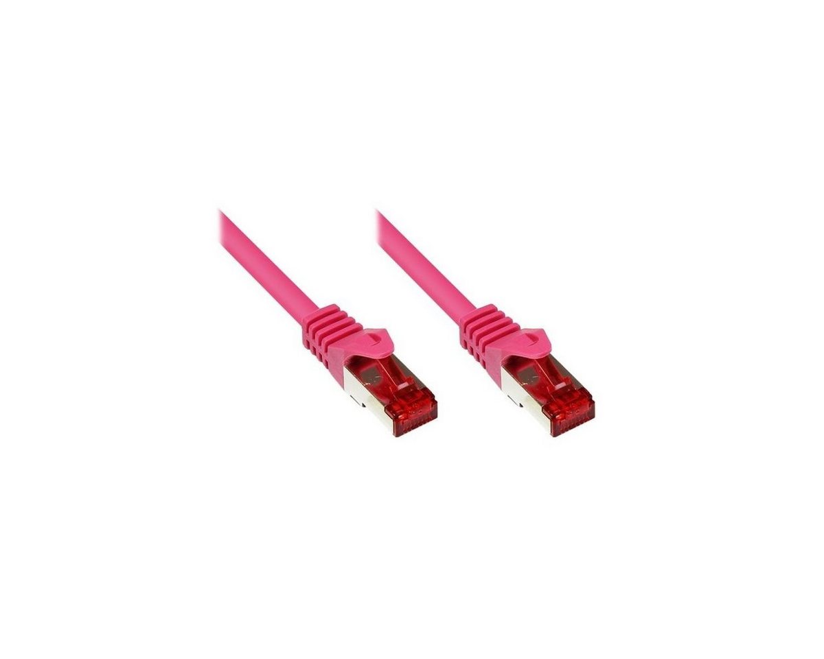 VARIA SO-31260 - Patchkabel Cat.6, S/FTP, 3m, magenta LAN-Kabel, (300,00 cm) von VARIA