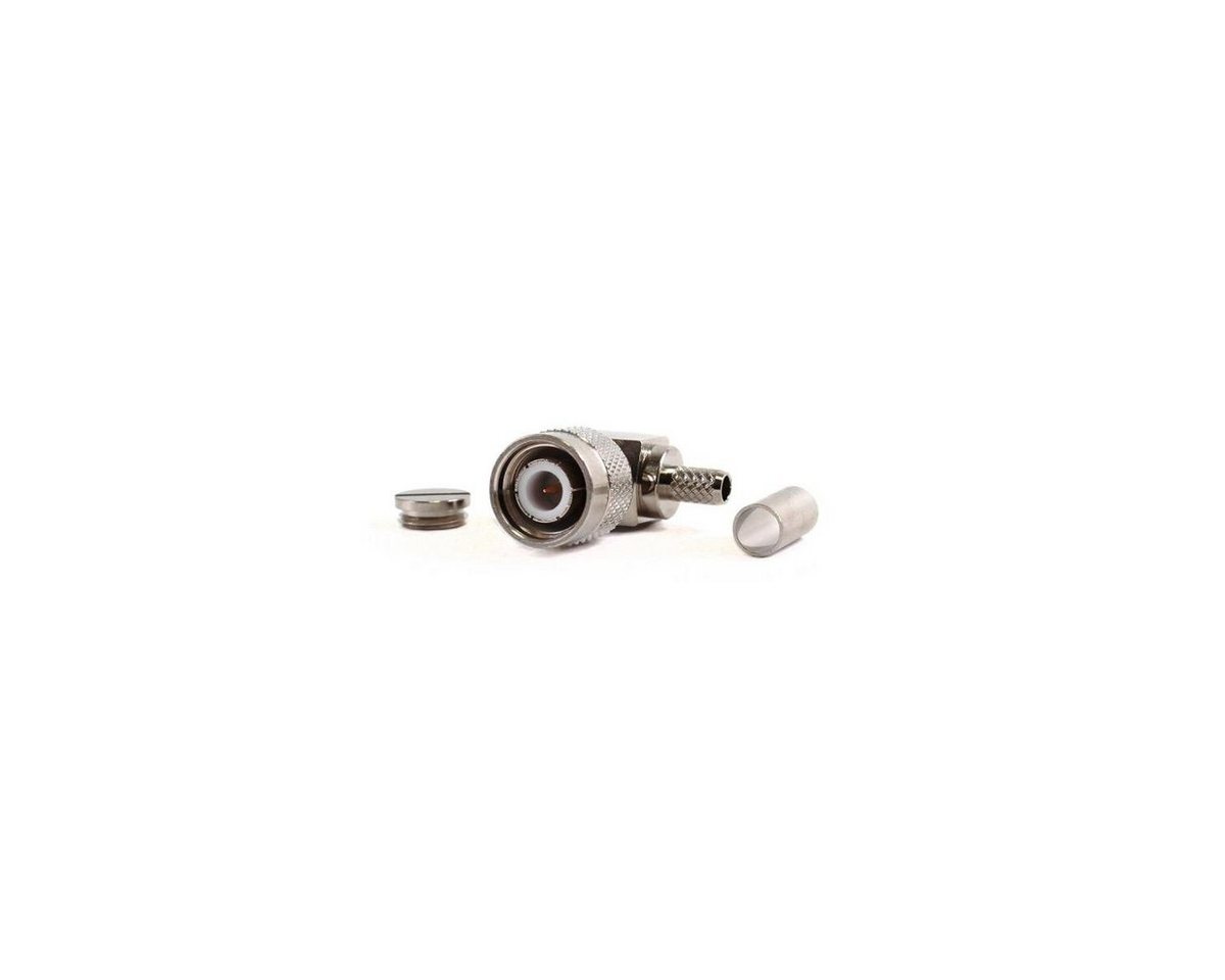 VARIA TNC-Stecker, gewinkelt 90° für HDF200 Kabel, Crimp Version Computer-Kabel, TNC, TNC/RP-TNC von VARIA