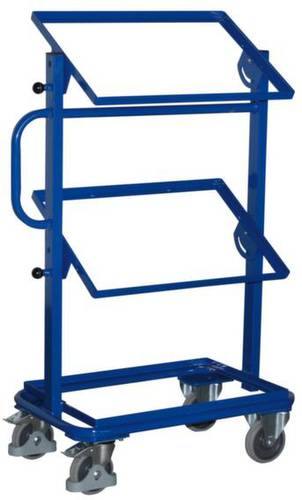 VARIOfit SW-400.802 Beistellwagen Stahl pulverbeschichtet Traglast (max.): 200kg Enzianblau (RAL 501 von VARIOFIT