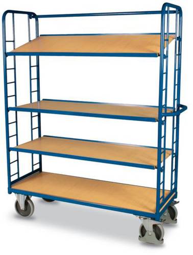 VARIOfit SW-540.202 Etagenwagen Stahl pulverbeschichtet Traglast (max.): 250kg Enzianblau (RAL 5010) von VARIOFIT