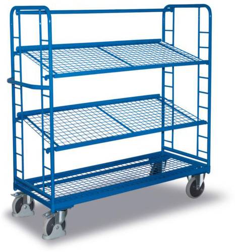 VARIOfit SW-540.225 Etagenwagen Stahl pulverbeschichtet Traglast (max.): 250kg Enzianblau (RAL 5010) von VARIOFIT