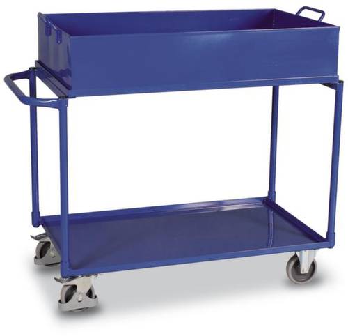 VARIOfit SW-600.507 Tischwagen Stahl pulverbeschichtet Traglast (max.): 250kg Enzianblau (RAL 5010) von VARIOFIT