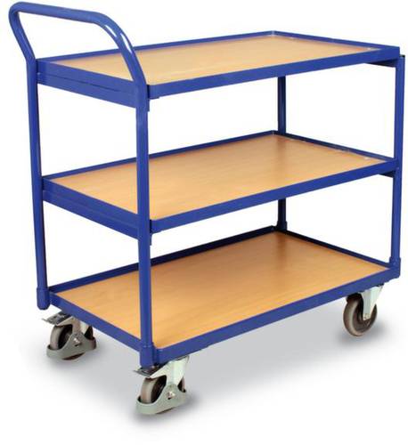 VARIOfit SW-600.600 Tischwagen Stahl pulverbeschichtet Traglast (max.): 250kg Enzianblau (RAL 5010) von VARIOFIT