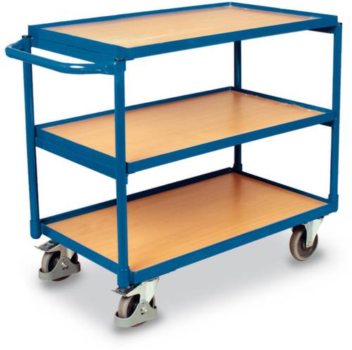 VARIOfit SW-600.601 Tischwagen Stahl pulverbeschichtet Traglast (max.): 250kg Enzianblau (RAL 5010) von VARIOFIT