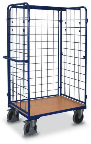 VARIOfit SW-700.306 Etagenwagen Stahl pulverbeschichtet Traglast (max.): 500kg Enzianblau (RAL 5010) von VARIOFIT