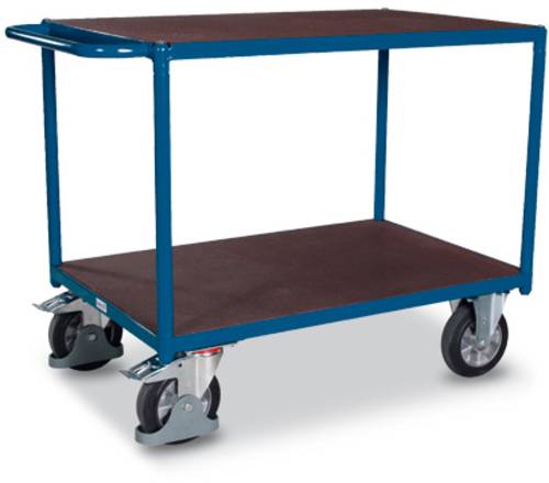 VARIOfit SW-800.502 Tischwagen Stahl pulverbeschichtet Traglast (max.): 1000kg Enzianblau (RAL 5010) von VARIOFIT