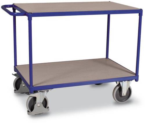 VARIOfit SW-800.505 Tischwagen Stahl pulverbeschichtet Traglast (max.): 500kg Enzianblau (RAL 5010) von VARIOFIT