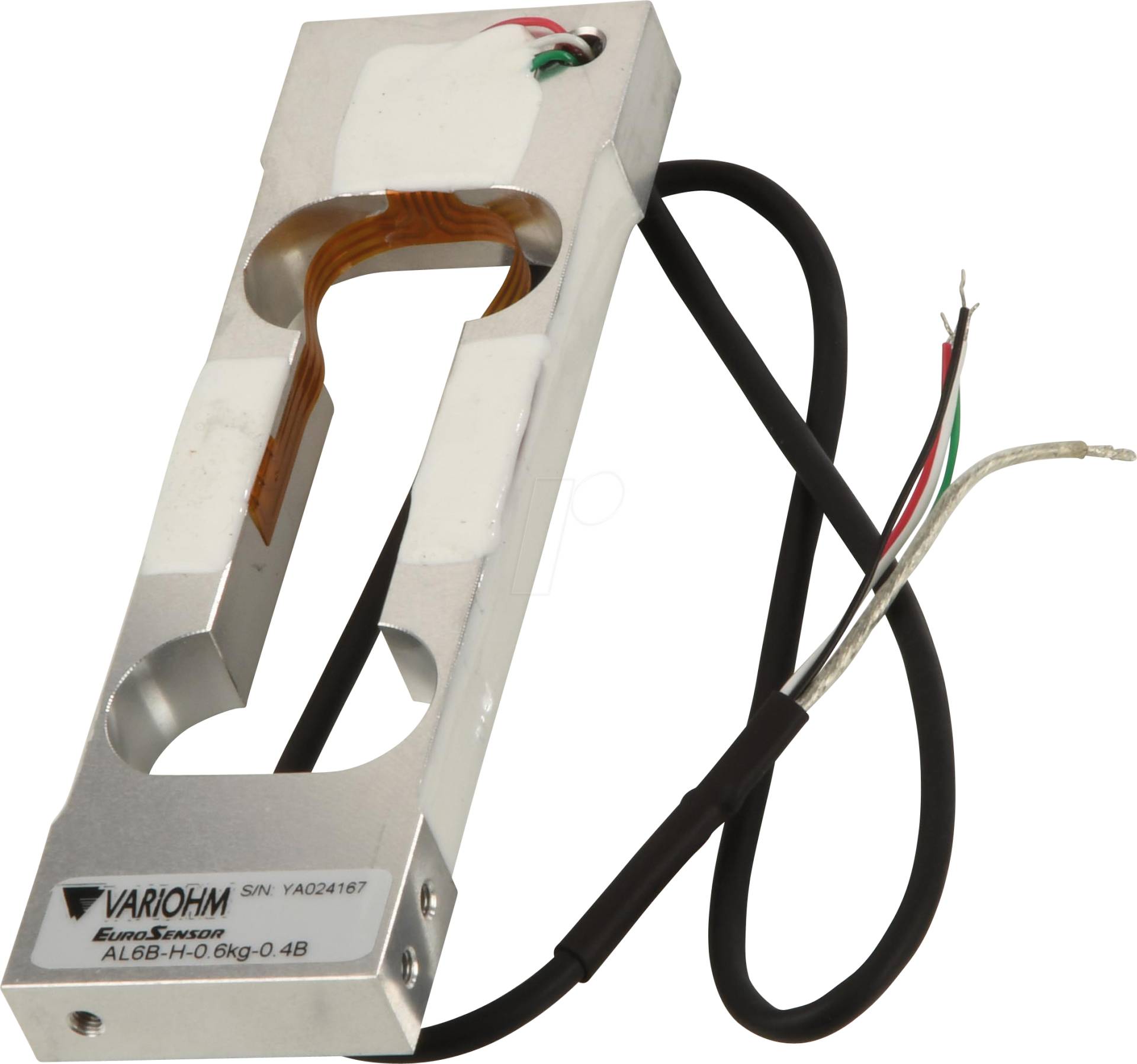 AL6B-L-0.6KG - Kraftsensor, 0 bis 600g, IP65, DMS-Brücke, 5-12V AL6B-L-0.6KG - Kraftsensor, 0 bis 600g, IP65, DMS-Brücke, 5-12V von VARIOHM