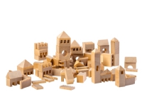 VARIS Town - Baue deine eigene Stadt - Holzklötze 107 Stück von VARIS TOYS