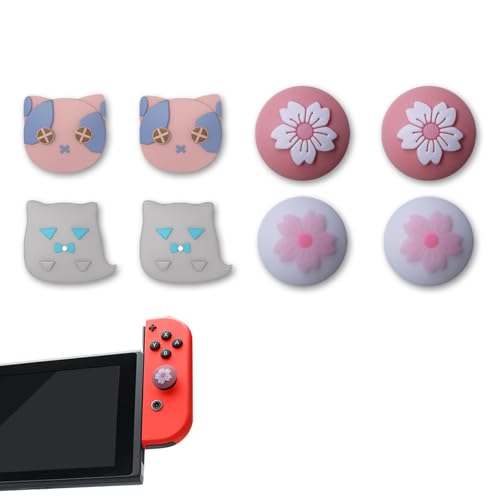 VARKAGE 8 Stück Joystick Kappen für Nintendo Switch und Lite, Switch Ersatzteile, Switch Thumb Grips – Einfache Installation, Verbessertes Spielerlebnis VARKAGE 8 Stück Joystick Kappen für Nintendo Switch und Lite, Switch Ersatzteile, Switch Thumb Grips – Einfache Installation, Verbessertes Spielerlebnis von VARKAGE