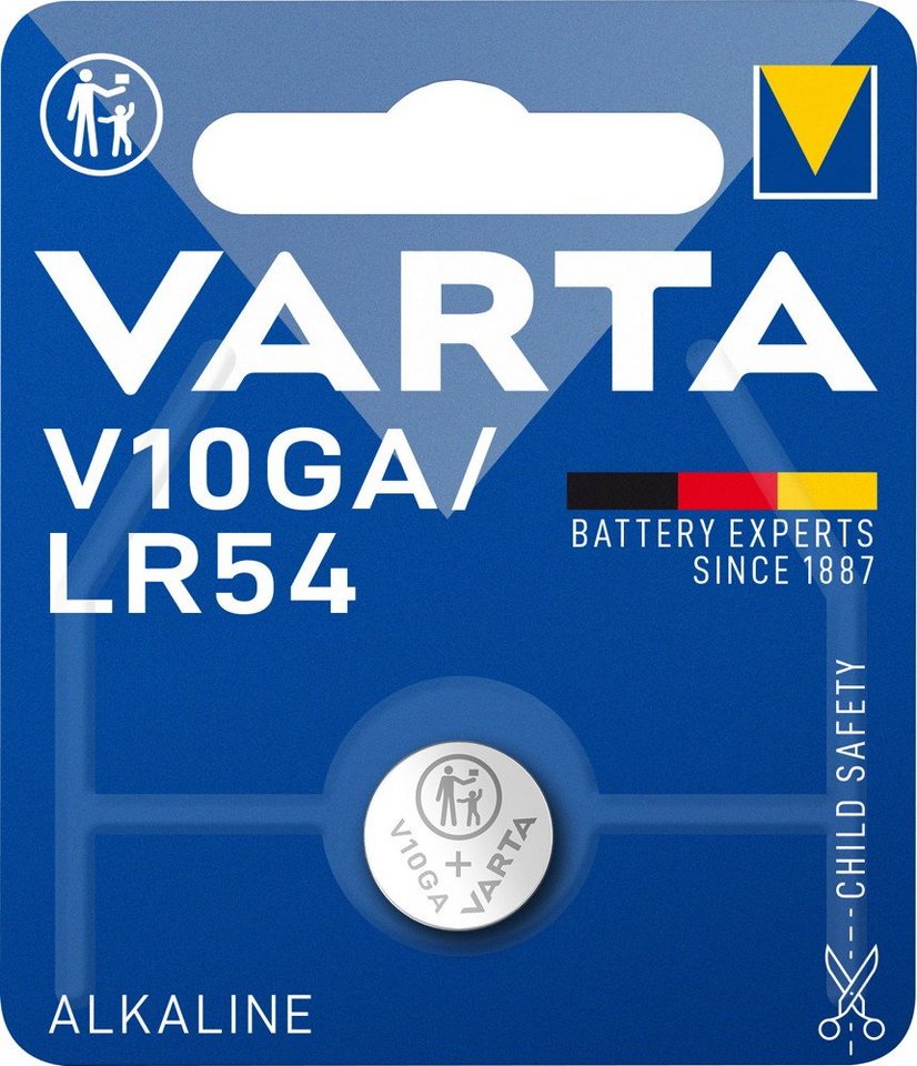 VARTA 1 4274 Professional LR54 / V10GA Alkaline Batterie Blister Knopfzelle VARTA 1 4274 Professional LR54 / V10GA Alkaline Batterie Blister Knopfzelle von VARTA