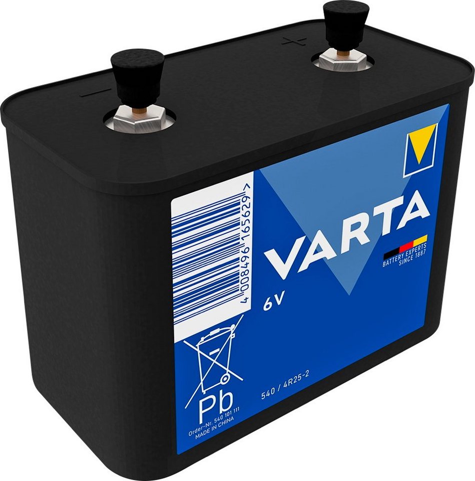 VARTA 1 Varta Spezialbatterie 540 4R25-2 Zink-Kohle Batterie 6V 17.000 mAh Batterie VARTA 1 Varta Spezialbatterie 540 4R25-2 Zink-Kohle Batterie 6V 17.000 mAh Batterie von VARTA