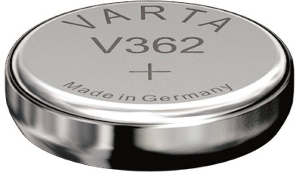 VARTA 1 Watch V 362 Primär Silber Uhrenbatterie Blister Knopfzelle VARTA 1 Watch V 362 Primär Silber Uhrenbatterie Blister Knopfzelle von VARTA