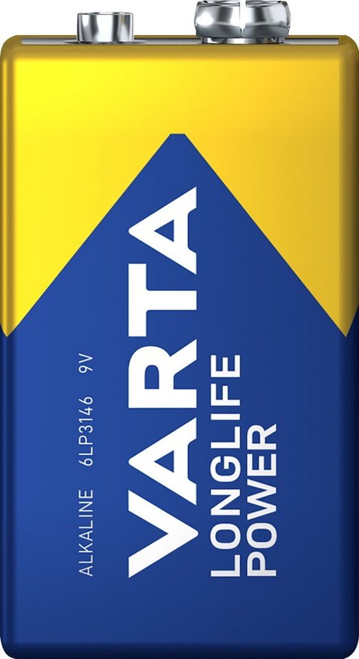 VARTA 20 Varta 4922 Longlife Power 9V Block Alkaline Batterien in 20er Folie Batterie von VARTA