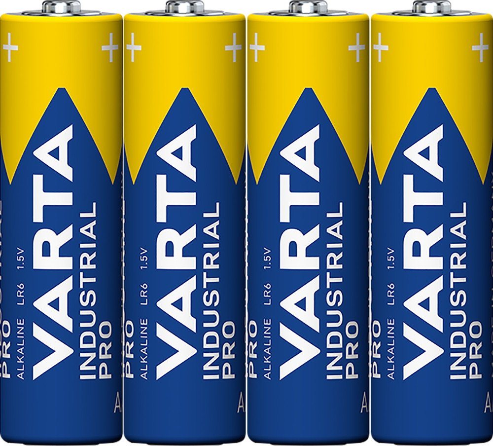 VARTA 4 Varta 4006 Industrial Pro AA / Mignon Alkaline in 4er Folie Batterie VARTA 4 Varta 4006 Industrial Pro AA / Mignon Alkaline in 4er Folie Batterie von VARTA
