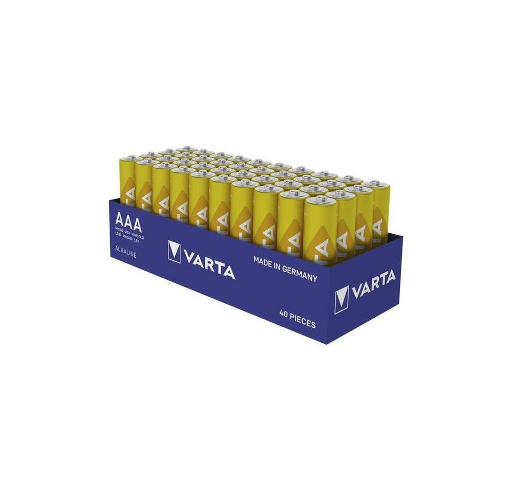 VARTA AL 40XAAA Alkaline Batterie Batterie von VARTA