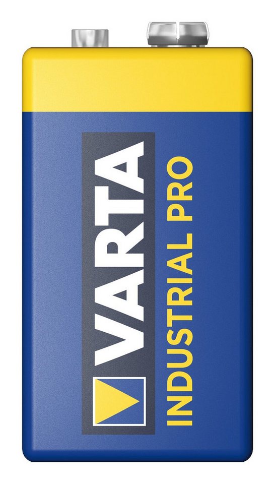 VARTA Batterie, (9 V), Block 6 AM6 Industrial Pro 9V 6LR61 6AM6 AL-MN 550 mAh 17,5 x 48,5 von VARTA