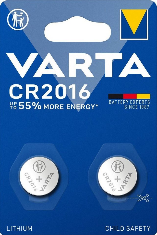 VARTA Batterie, CR2016 von VARTA
