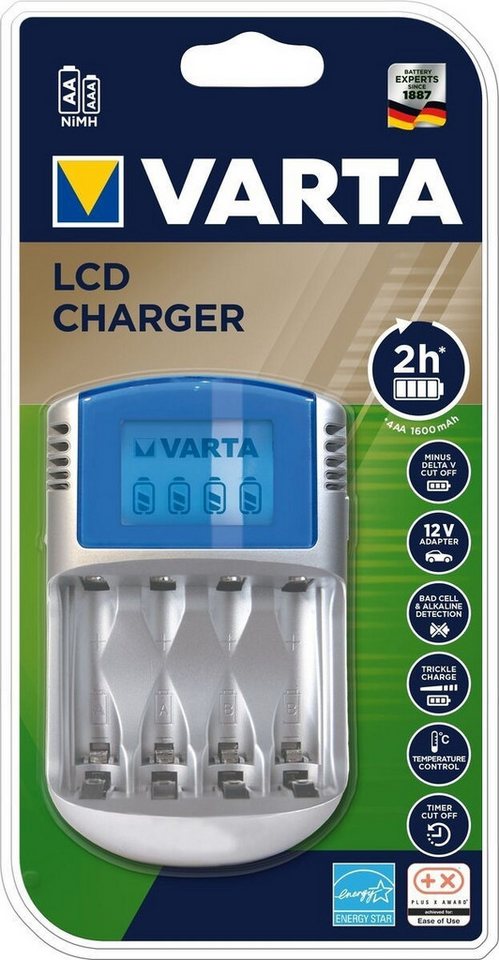 VARTA Batterieladegrät LCD Charger 57070. Batterie von VARTA