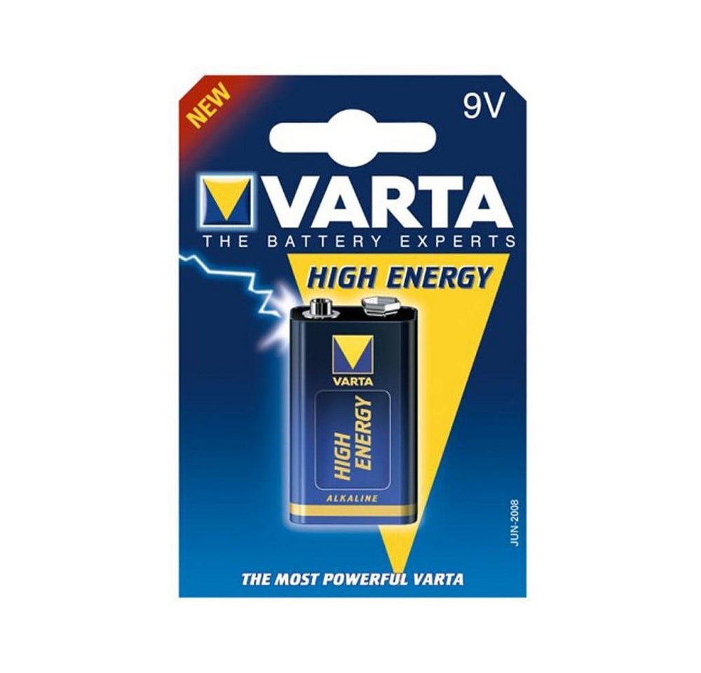 VARTA High Energy 9V Block Batterie von VARTA