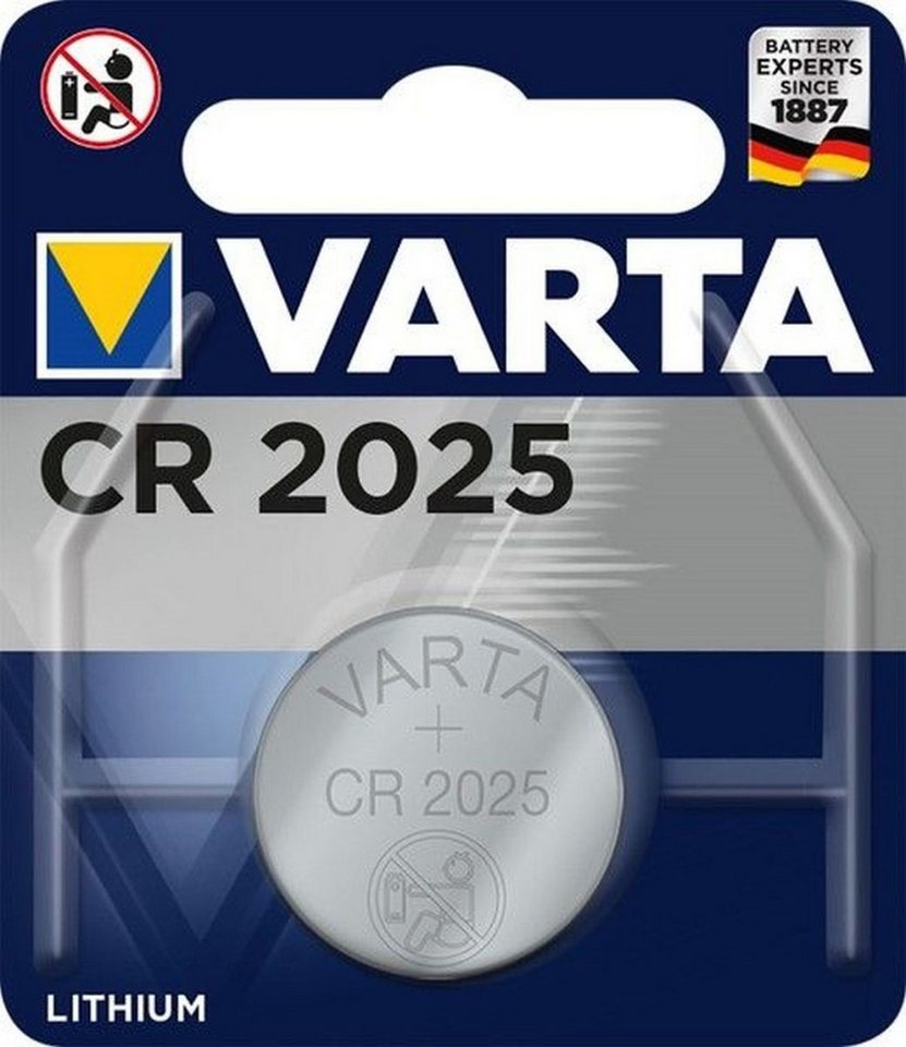 VARTA Knopfzelle Lithium CR2025 3V 170mAh Batterie VARTA Knopfzelle Lithium CR2025 3V 170mAh Batterie von VARTA